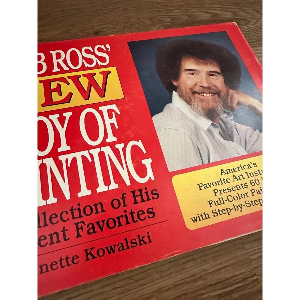 Bob Ross New Joy of Painting First Edition Hardcover Annette Kowalski 1993 Book